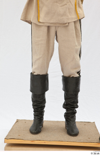  Photos Army man in cloth suit 1 18th century army beige pants historical clothing lower body 0002.jpg